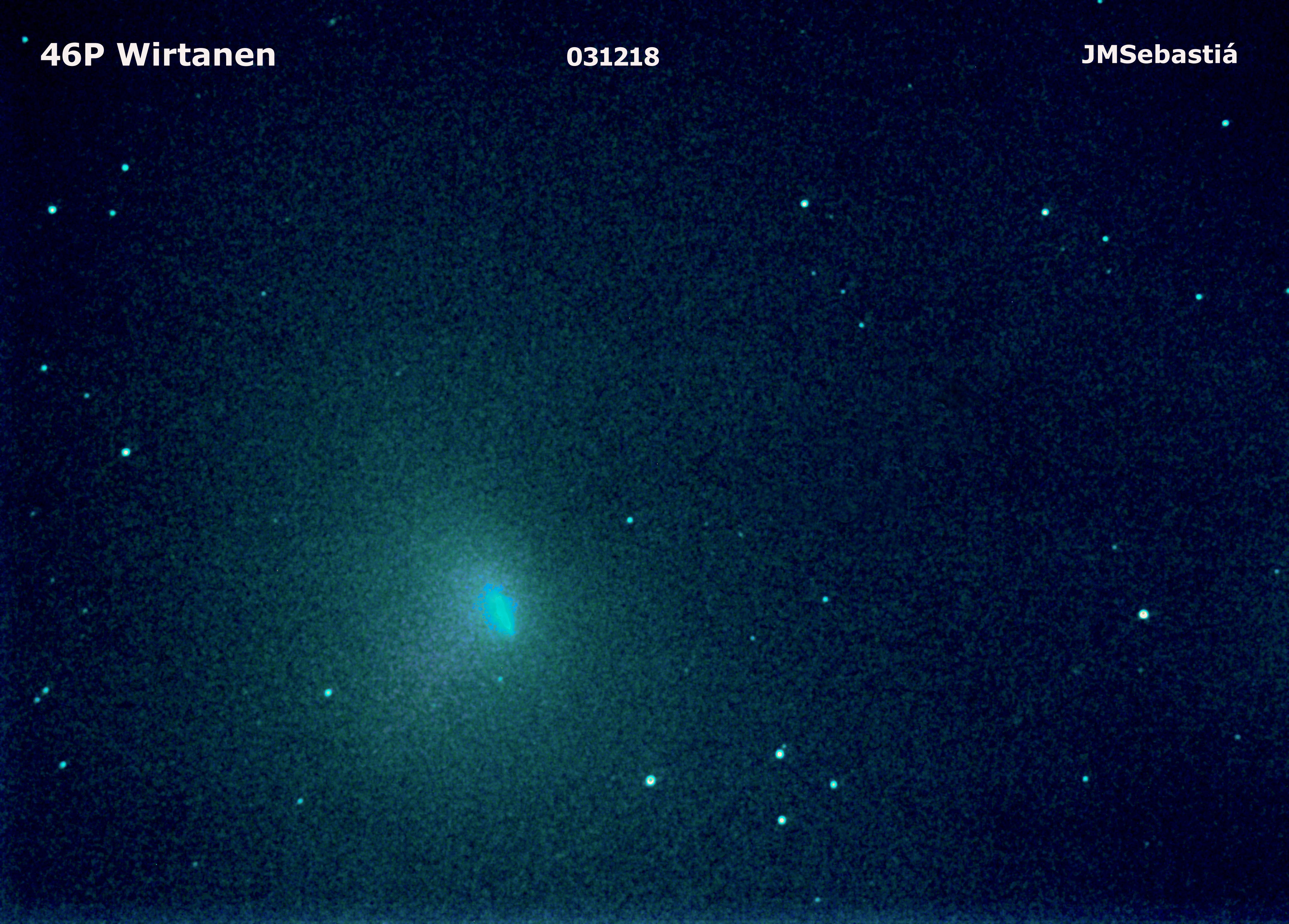Cometa 46 P Wirtanen