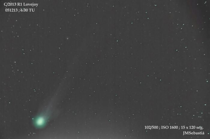 Cometa Lovejoy el 5-12-13