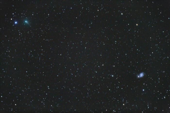 Cometa C/2012 K1 cerca de M51
