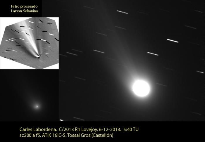 El cometa Lovejoy desde Castellón