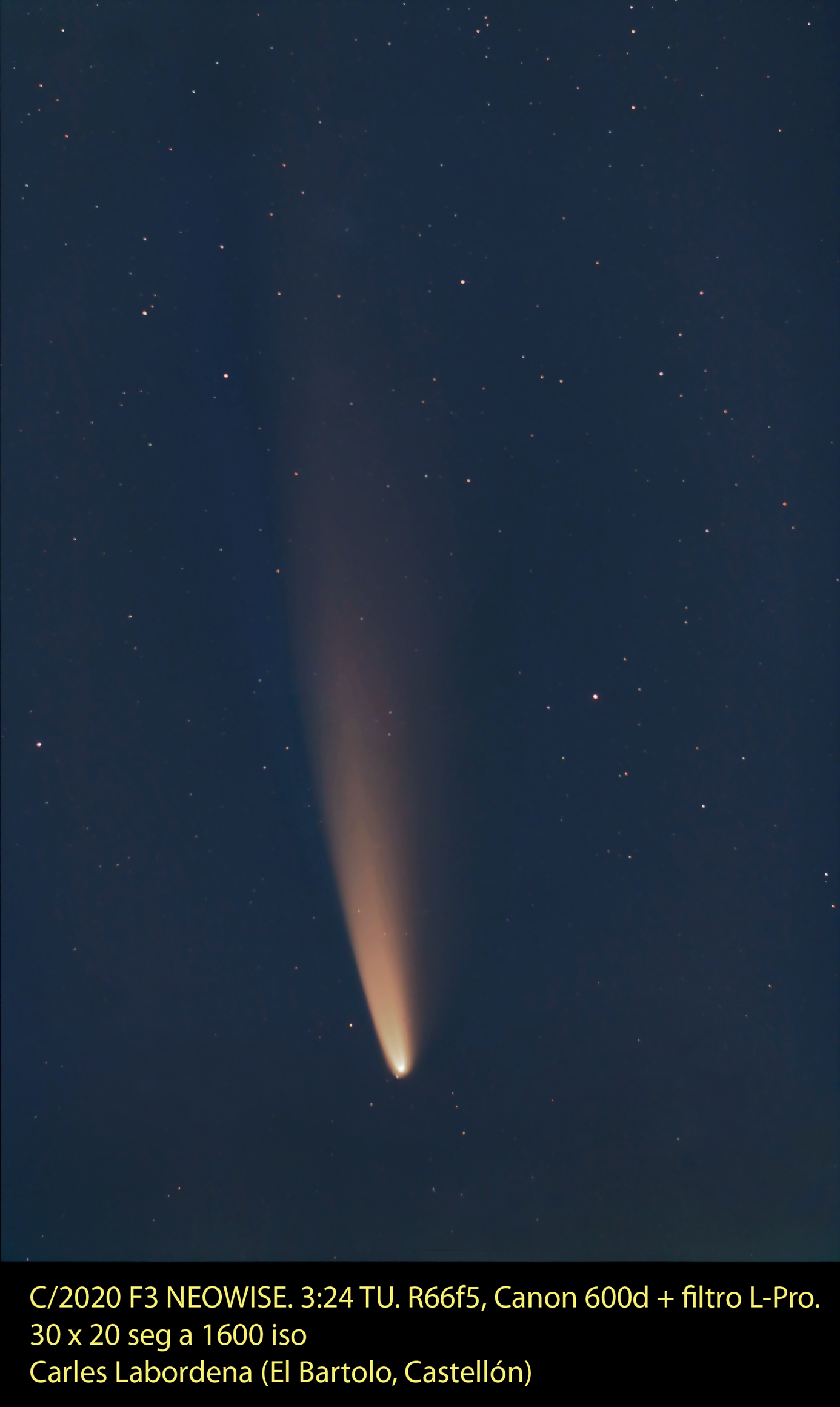 Cometa C/2020 F3 NEOWISE 