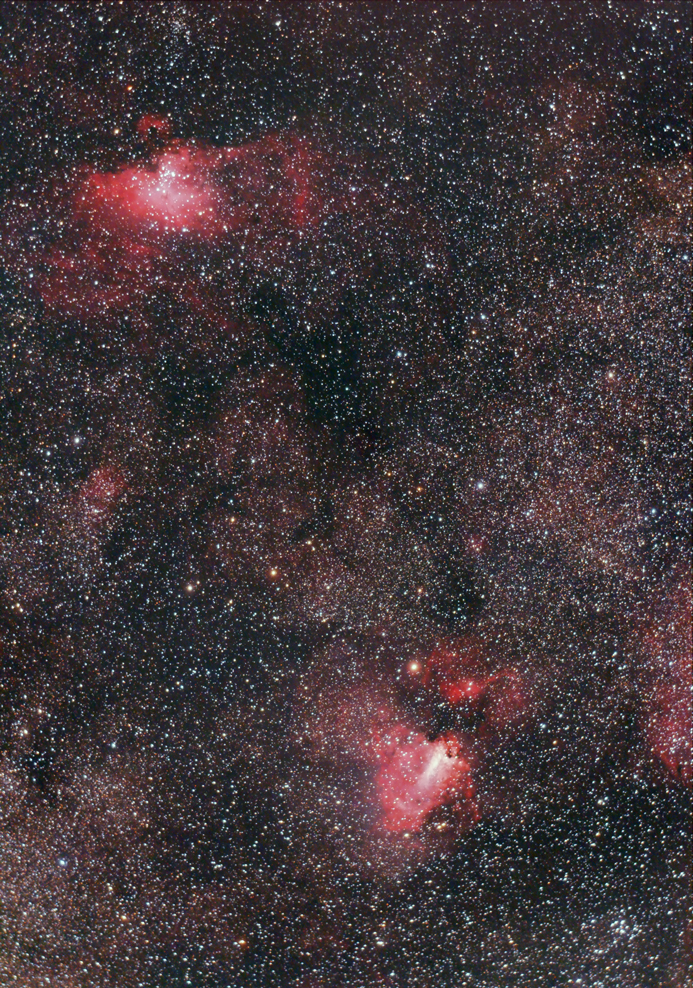 Nebulosas M16 y M17