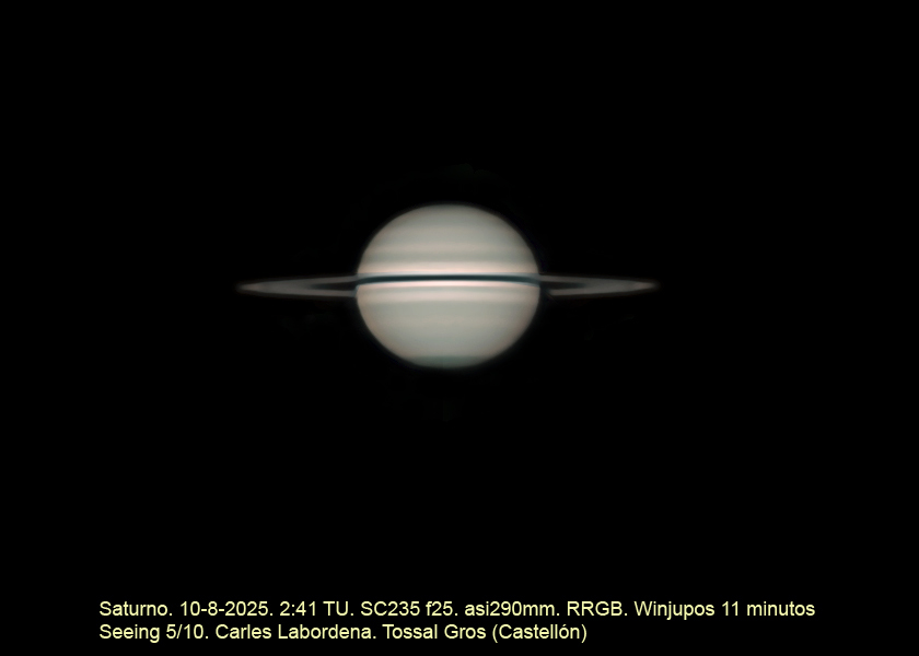 Saturno del 10-8-2025 Saturno del 10-8-2025